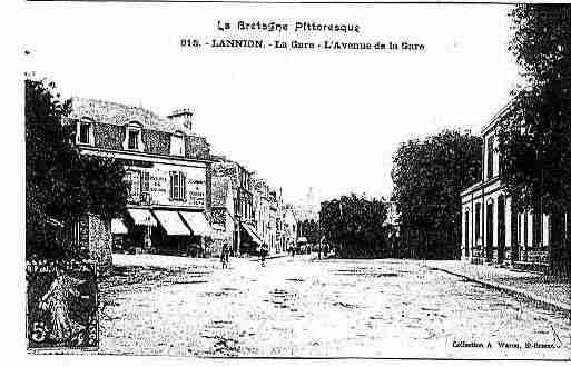 Ville de LANNION Carte postale ancienne